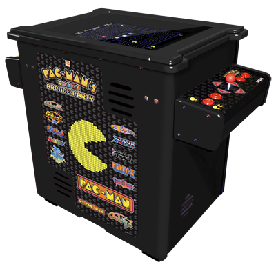Namco PacMan Arcade Party Cocktail Cabinet Black
