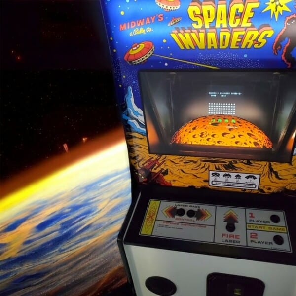 SPACE INVADERS- FULL SIZE ARCADE- BRAND NEW- CLASSIC BLUE EDITION
