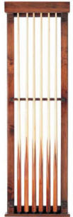 Traditional Six Holder Cue Rack