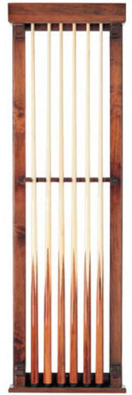 Traditional Six Holder Cue Rack