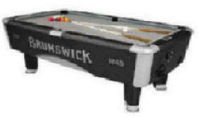 Commercial Pool Table for your arcade from Birmingham Vending!