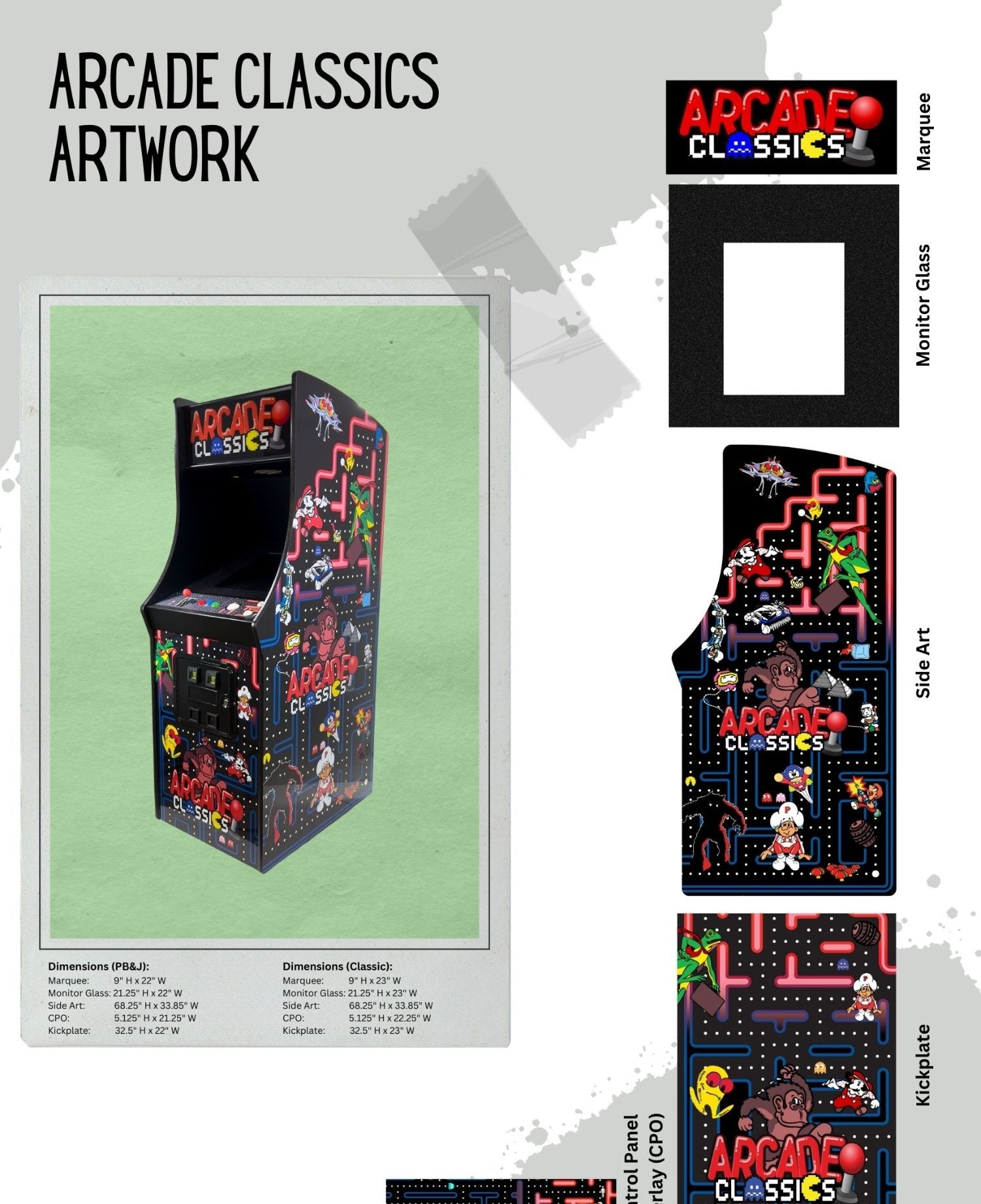 60 in 1 Multicade Full Size Upright (Midway Style)