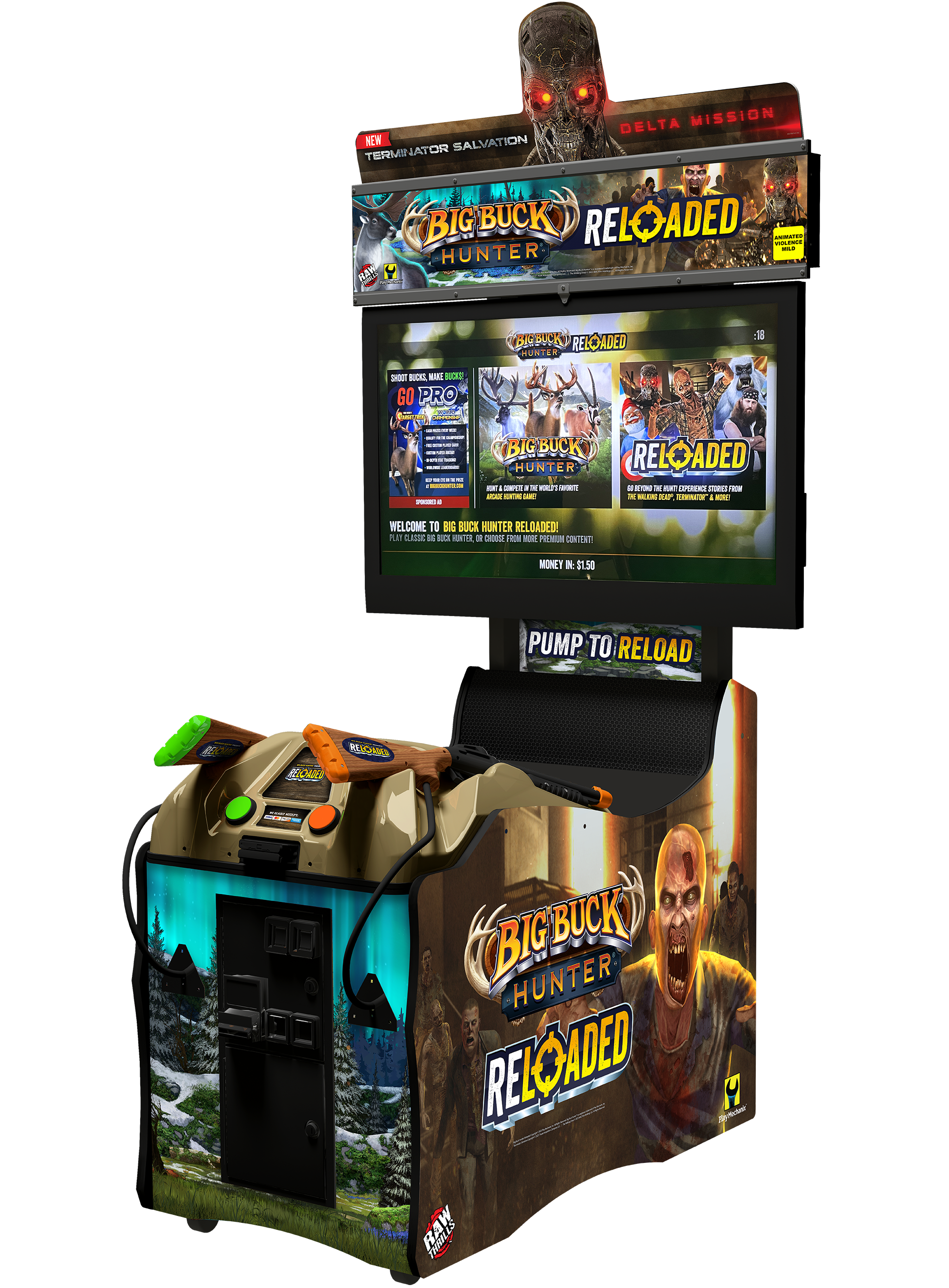 Raw Thrills Big Buck Hunter Reloaded