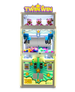 Toy claw machine with 'Twin Win' branding on a white background