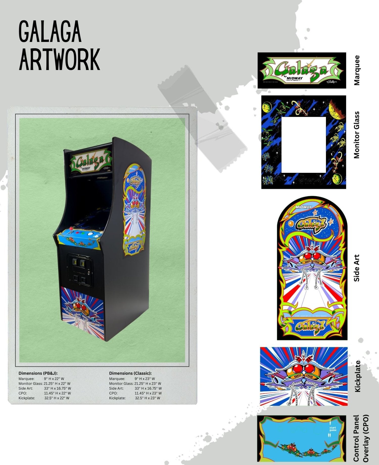 60 in 1 Multicade Full Size Upright (Midway Style)