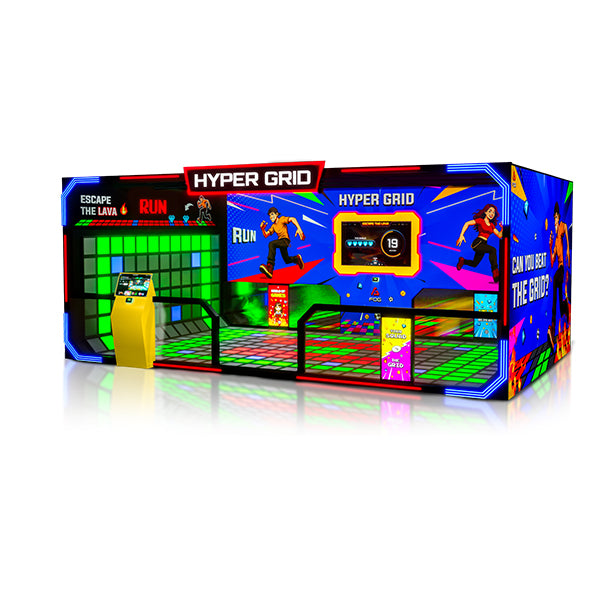 Colorful Hyper Grid game box with vibrant graphics on a white background