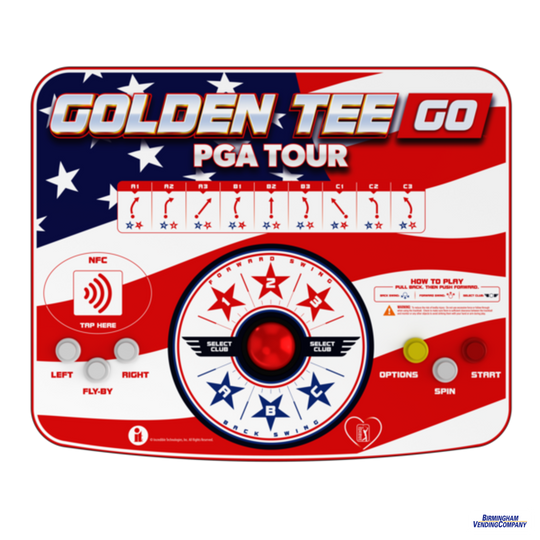 Incredible Technologies Golden Tee Pga Tour Go 2026 Stars and Stripes Edition