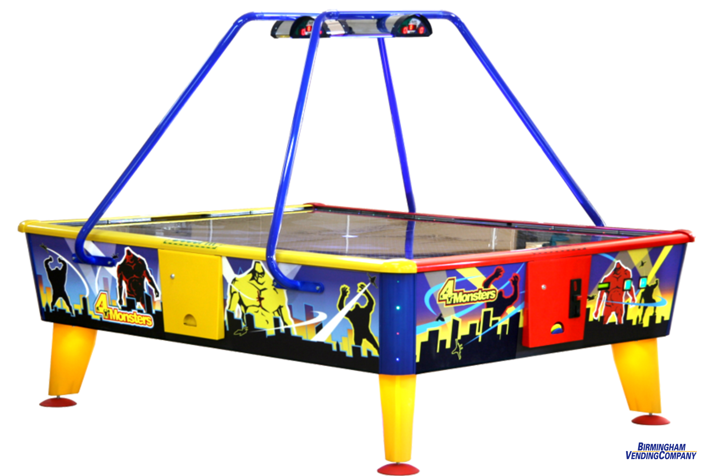 Kalkomat Air Hockey 4 Monsters