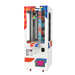 An image of a Komuse Swing & Smash Mini arcade machine, featuring a colorful cabinet with LED displays and buttons, designed for prize dispensing.