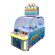 Arcade game machine with 'Crab Rush' branding on a white background