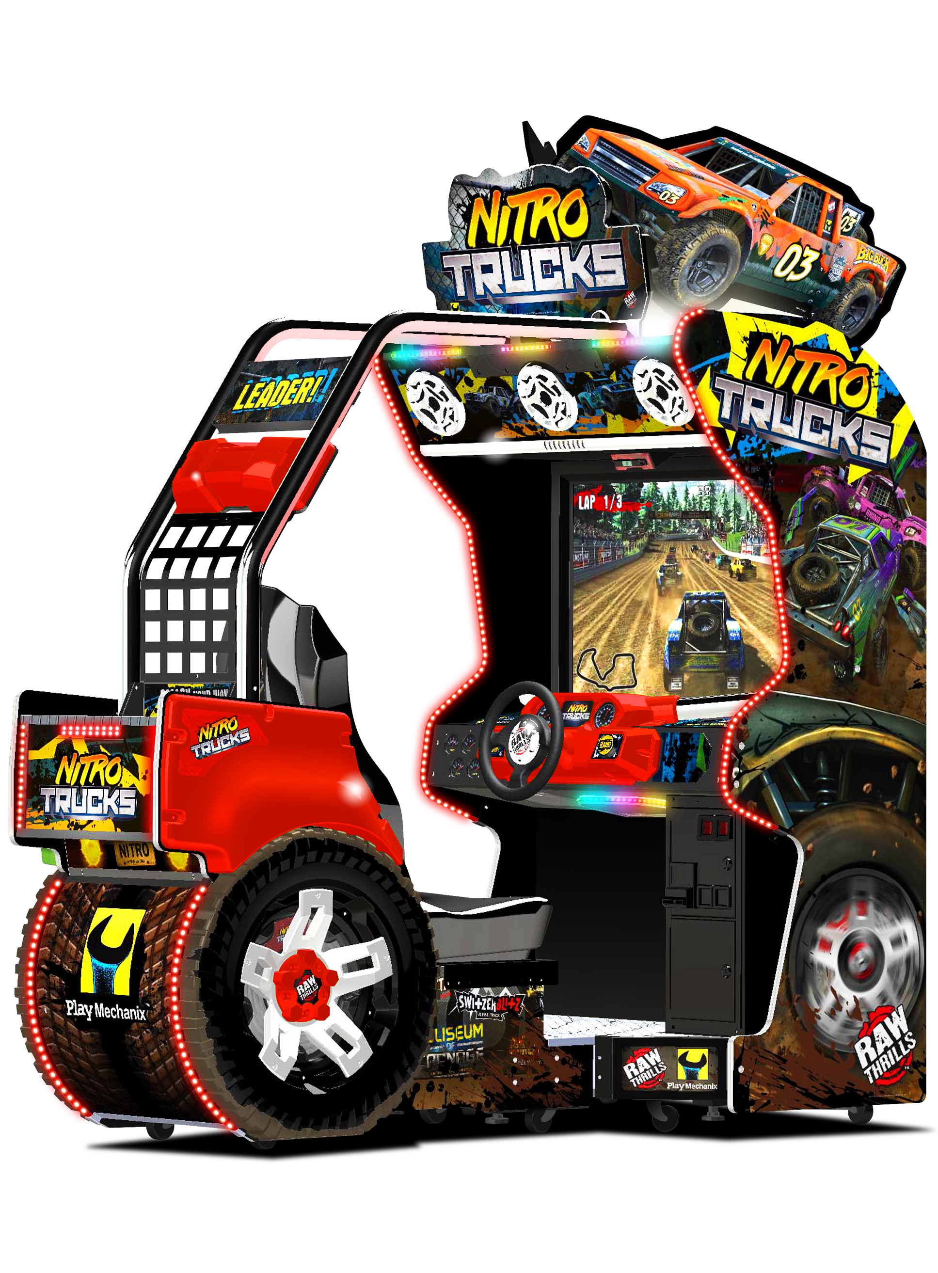 Raw Thrills Nitro Trucks