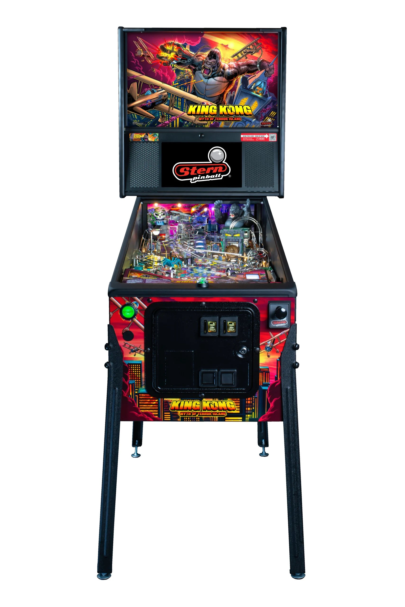 Stern Pinball King Kong Myth of Terror Island Premium