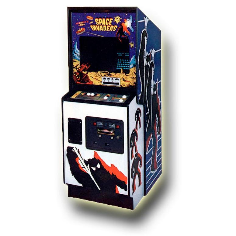 Space Invaders- Full Size Arcade Cabinet- New- Classic Blue Edition -