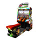Sega ATV arcade machine with colorful design and screen displaying a racing game.