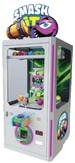 An arcade version of the game 'Ice Smash N' Win', featuring a colorful cabinet with marquee lights and buttons, designed for skill-based gameplay.