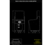 Technical drawing of a Whac-a-Mole game machine with dimensions on a black background