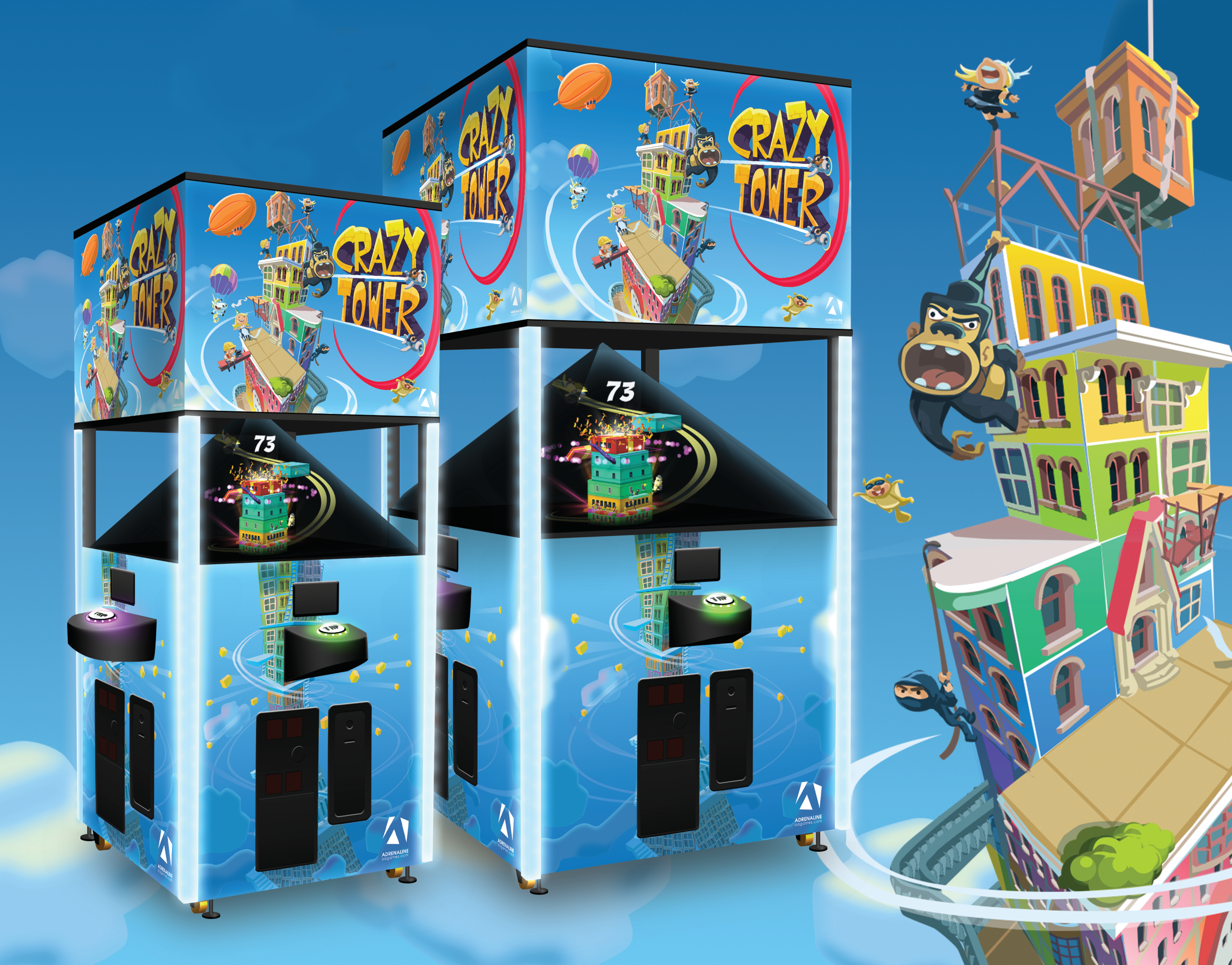 Adrenaline Amusements Mega Crazy Tower