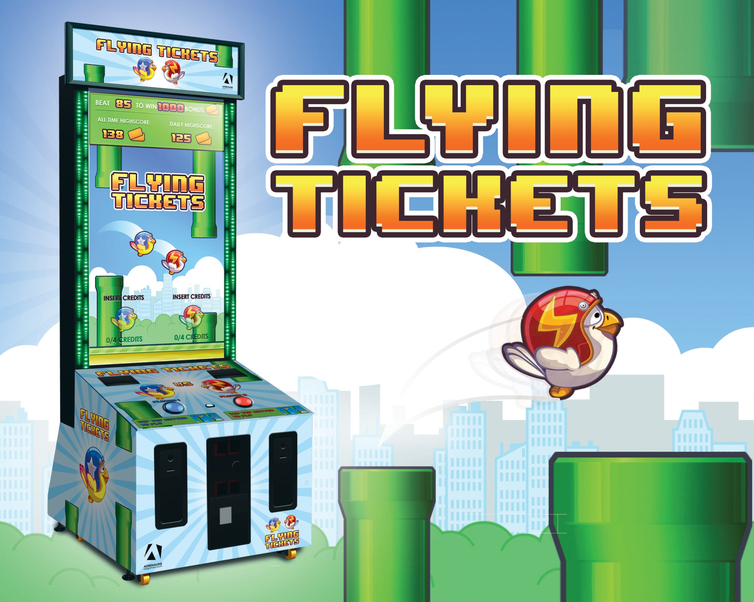 Adrenaline Amusements Flying Tickets