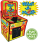 Whac-A-Mole arcade game with colorful design and 'Fun for All Ages' label.